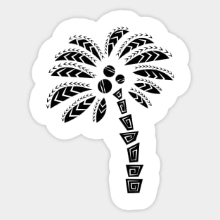 Tropical Palm Tree, Tribal Summer Sticker